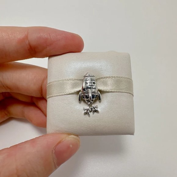 Pandora Space Love Rocket Charm - Picture 2 of 5